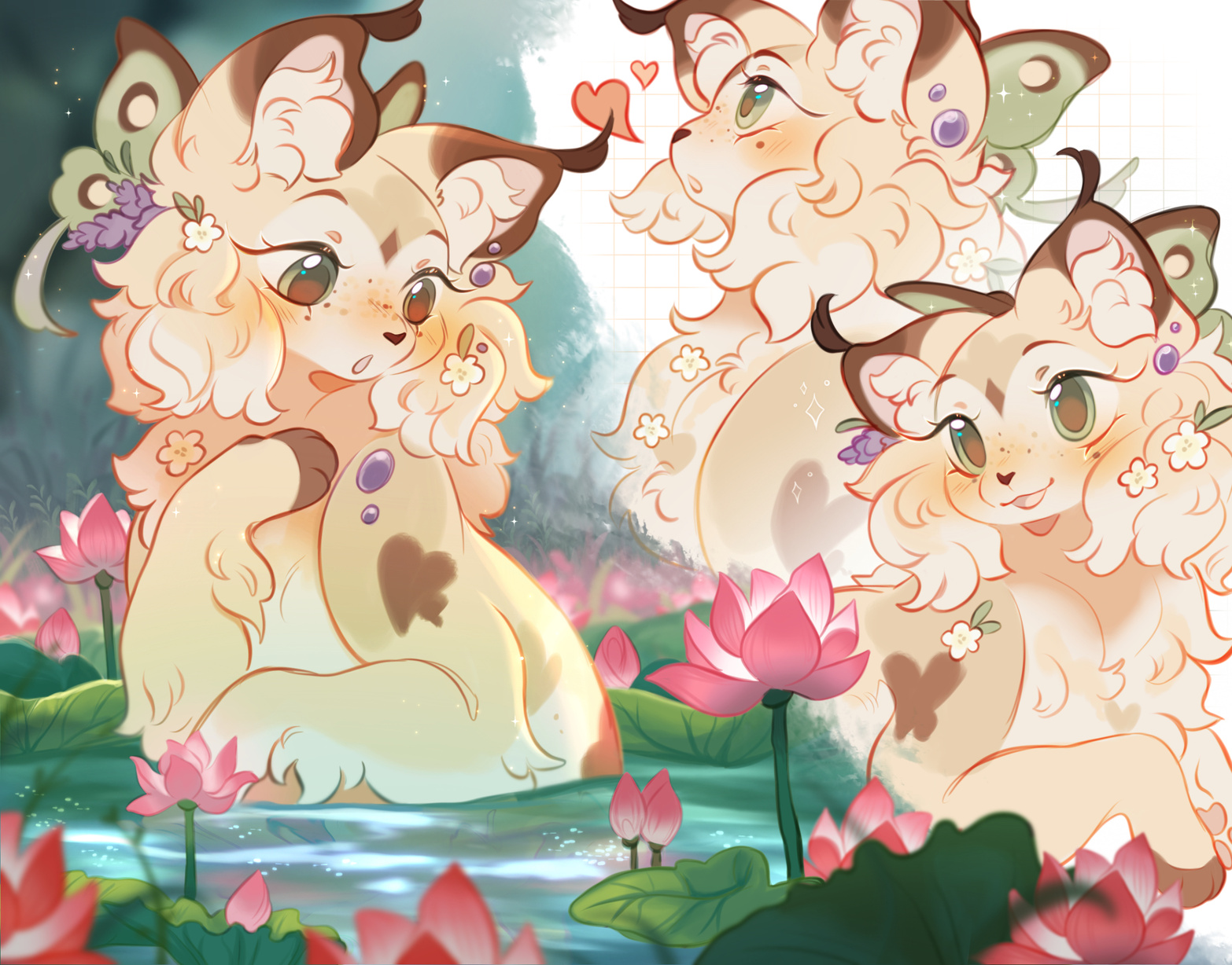 ych: lotus nymph • 2025